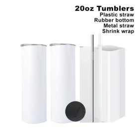 20oz Straight Edge Tumbler for Sublimation